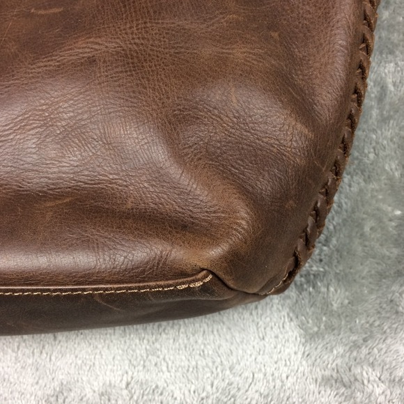 FSP Collection Leather Tote Womens Handbag Brown Open Tassel Cape Town - Picture 3 of 16